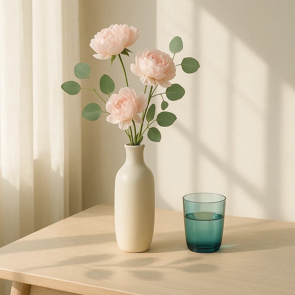 Whispering Blooms: A Minimal Palette