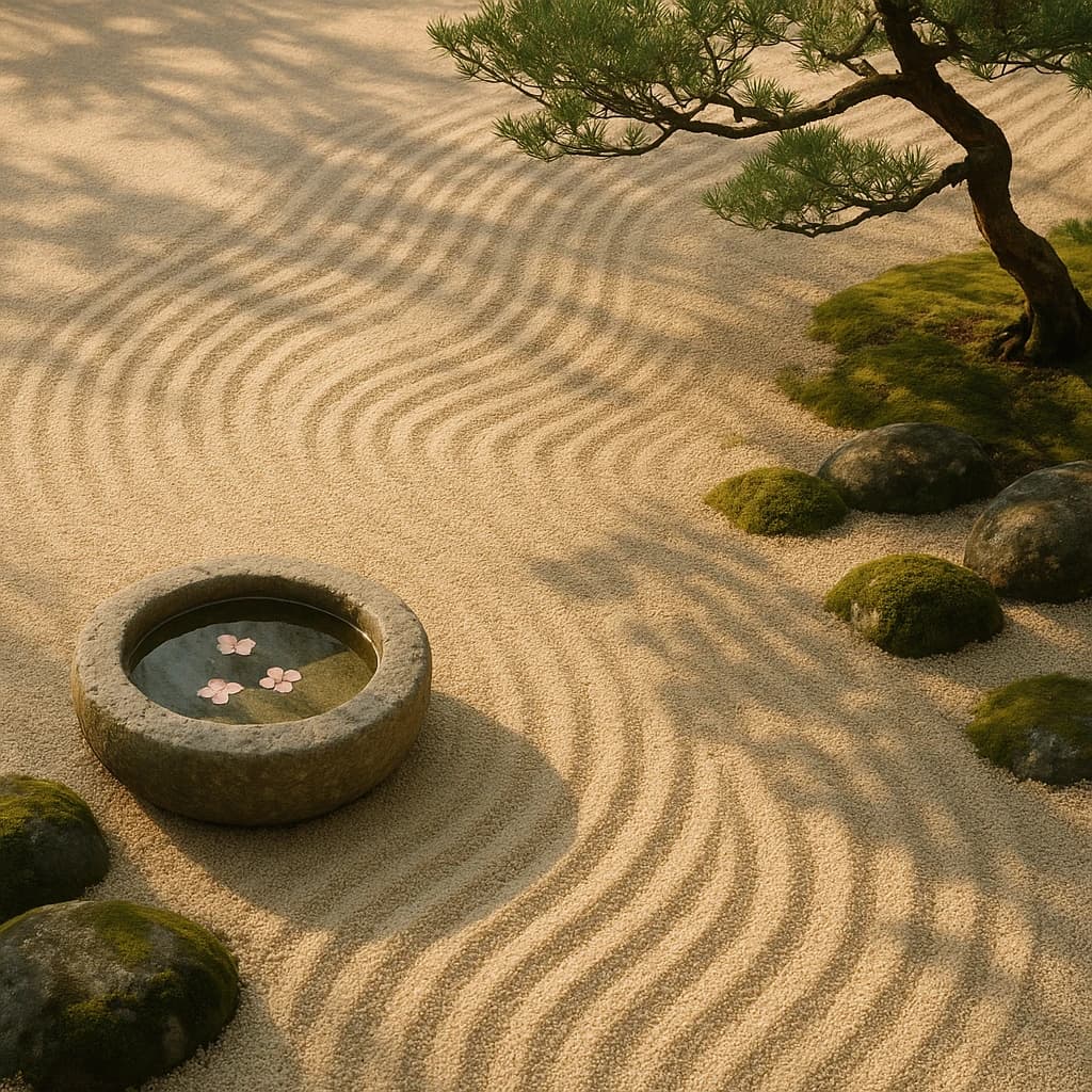 Zen Serenity: A Study in Tranquil Hues