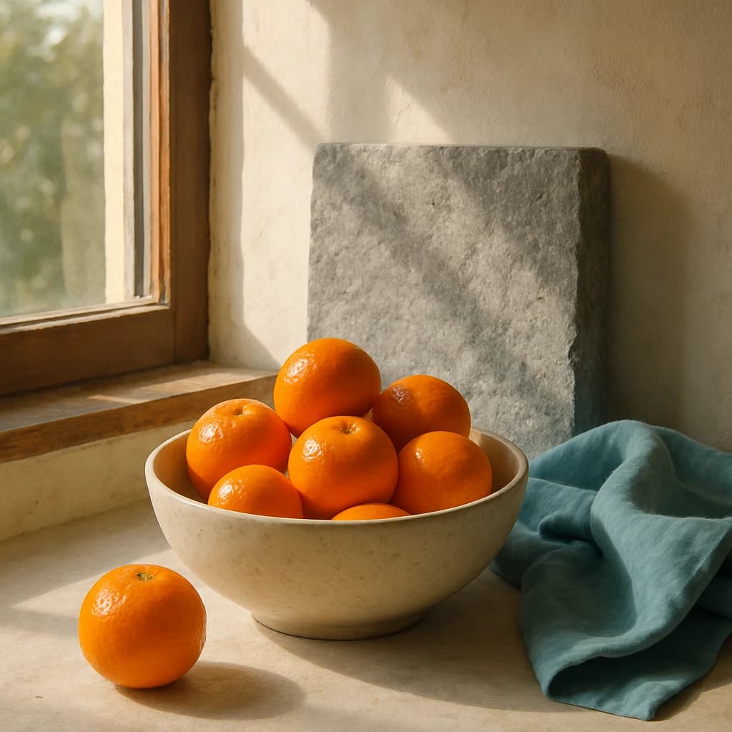 Sunlit Harmony: A Palette of Warmth and Calm