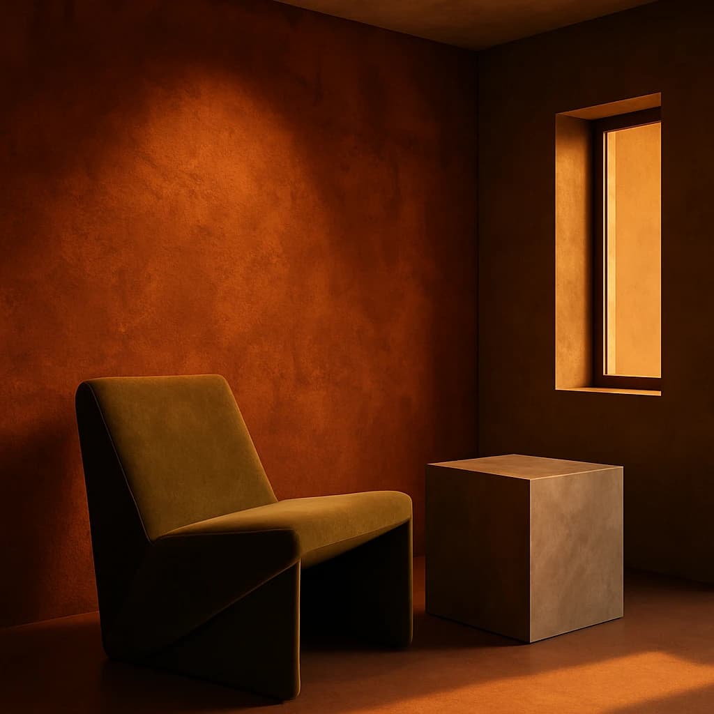 Neo-Brutalism in Warm Tones
