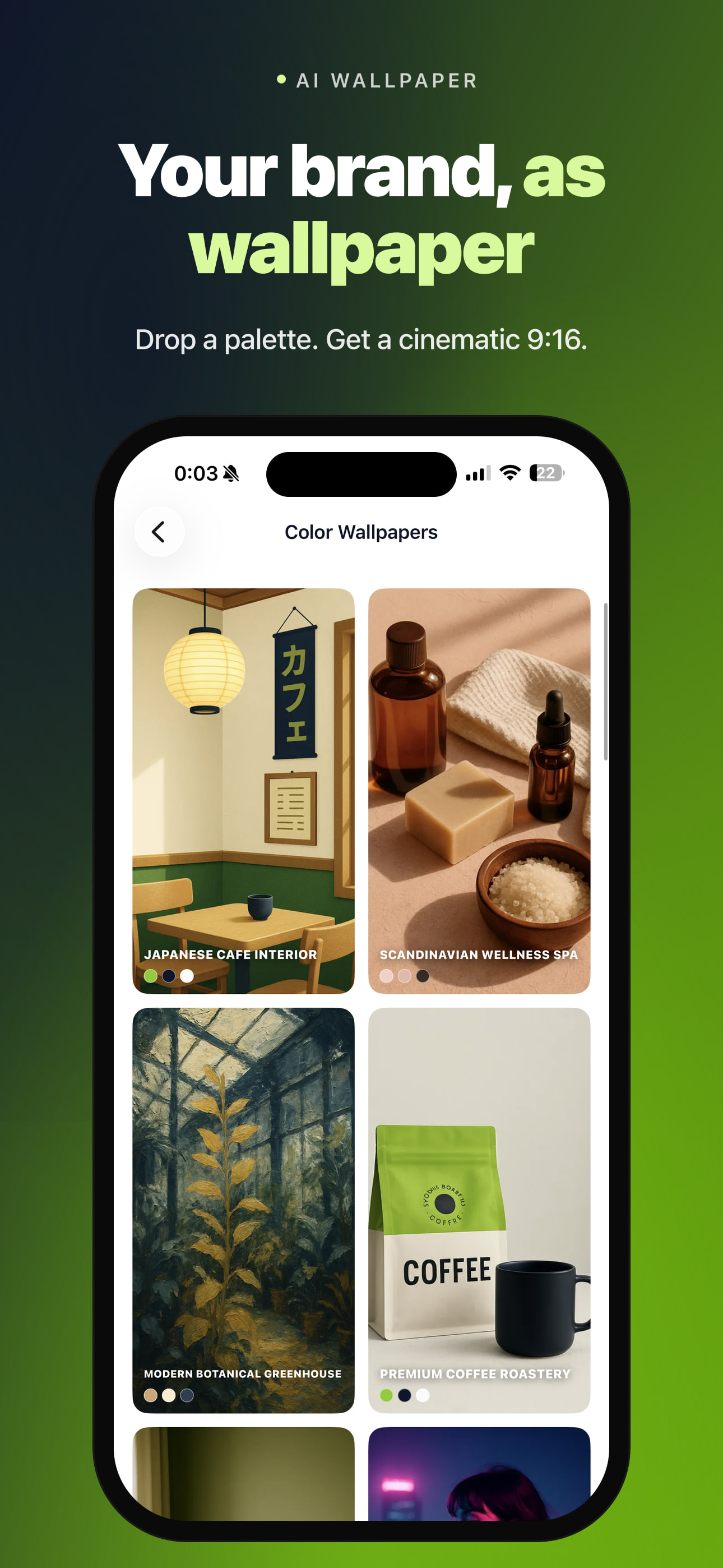 Color wallpaper builder